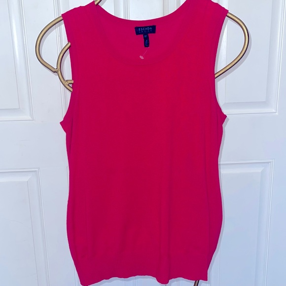 Escada raspberry sweater shell - Picture 1 of 6